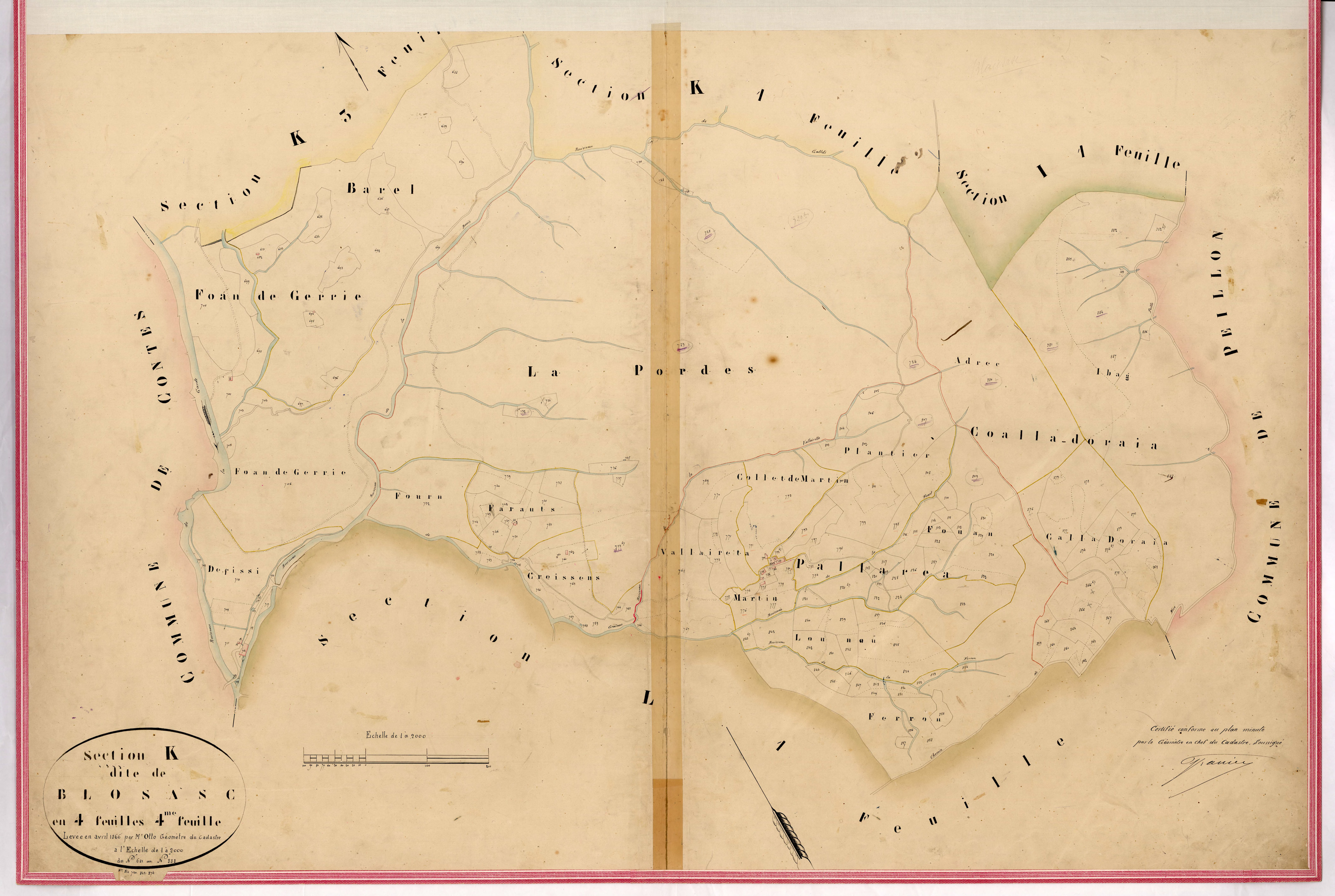 Blosasc. - Plan de section, K4