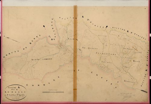 Blosasc. - Plan de section, K3