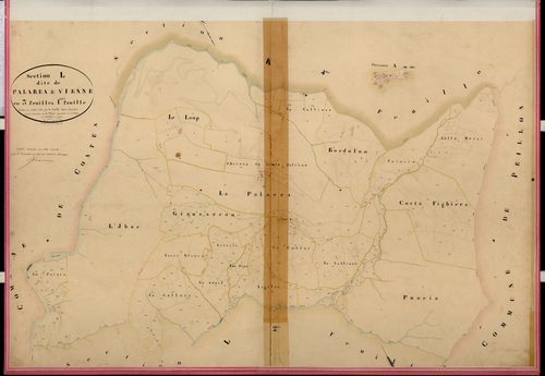 Palarea et Vienne. - Plan de section, L1