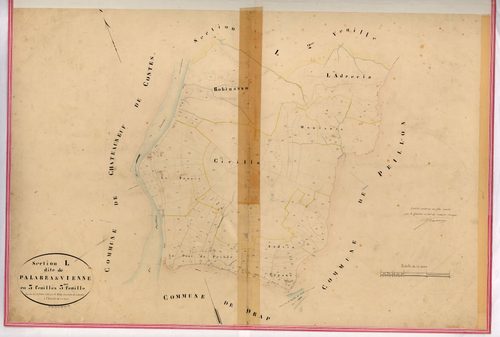 Palarea et Vienne. - Plan de section, L3
