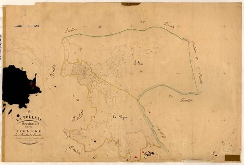 Le Village. - Plan de section, C3