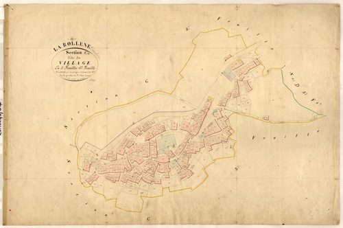 Le Village. - Plan de section, C4