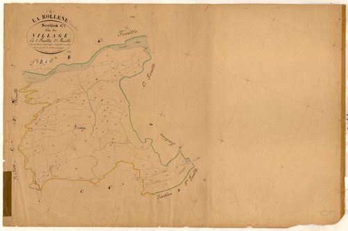Le Village. - Plan de section, C5