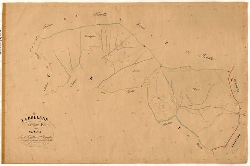 Cougn. - Plan de section, E3