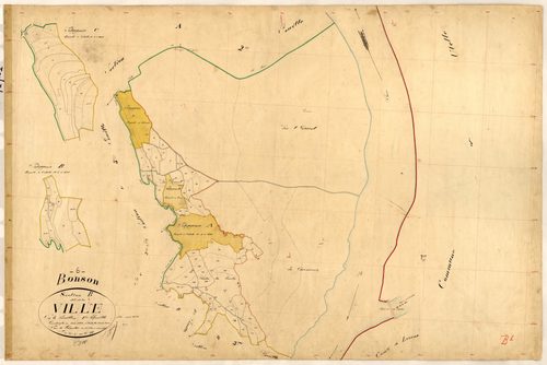La Ville. - Plan de section, B1