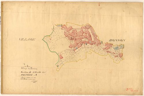 La Ville (développement). - Plan de section, B1(d)