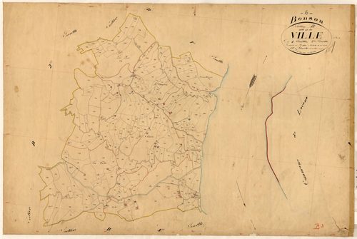 La Ville. - Plan de section, B3