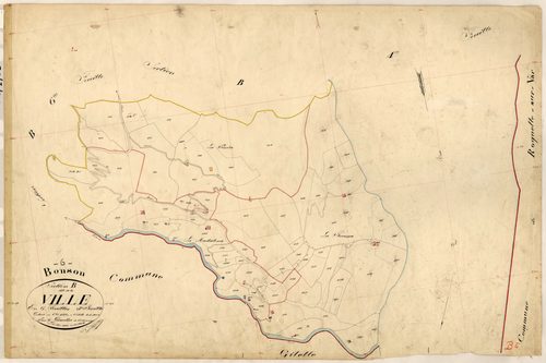 La Ville. - Plan de section, B5