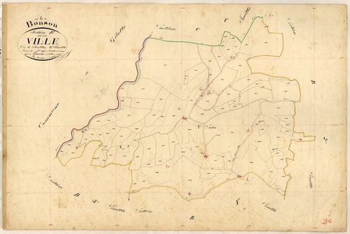 La Ville. - Plan de section, B6
