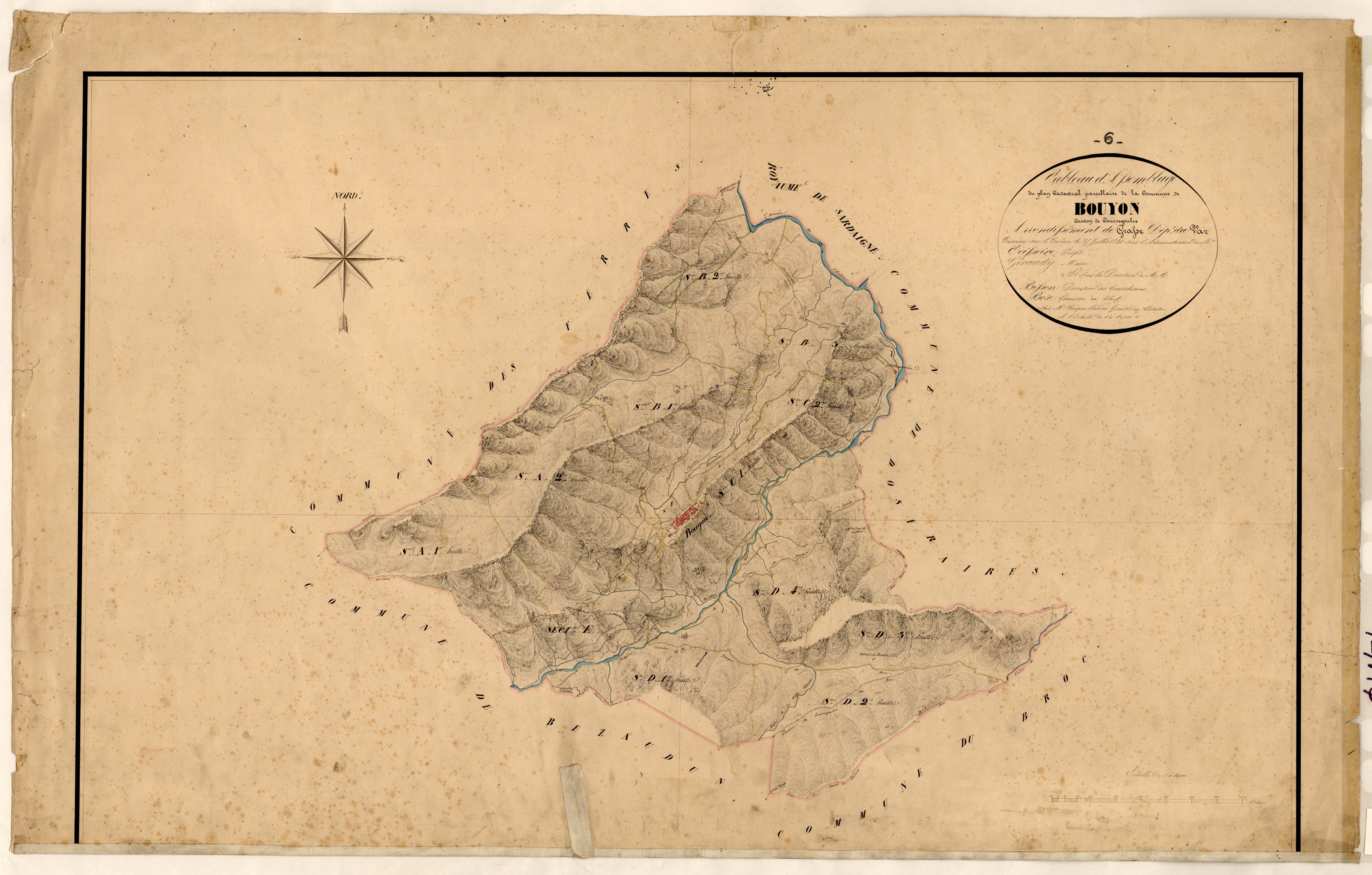 Tableau d'assemblage. - TA