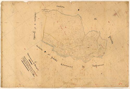 Fougassières et les Couostes. - Plan de section, C2
