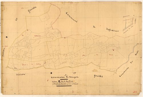 Berdine. - Plan de section, D3