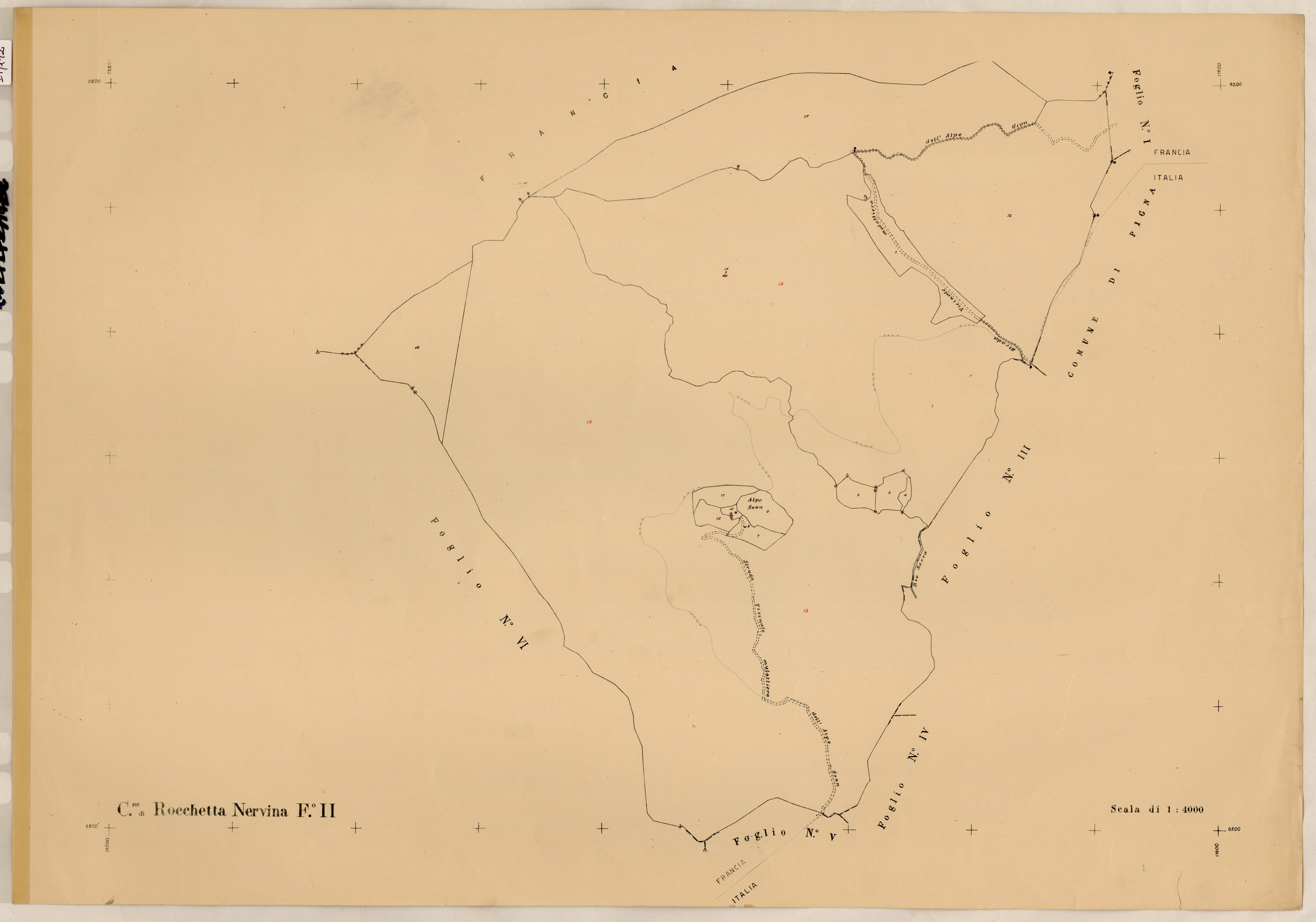 Plan de section, II