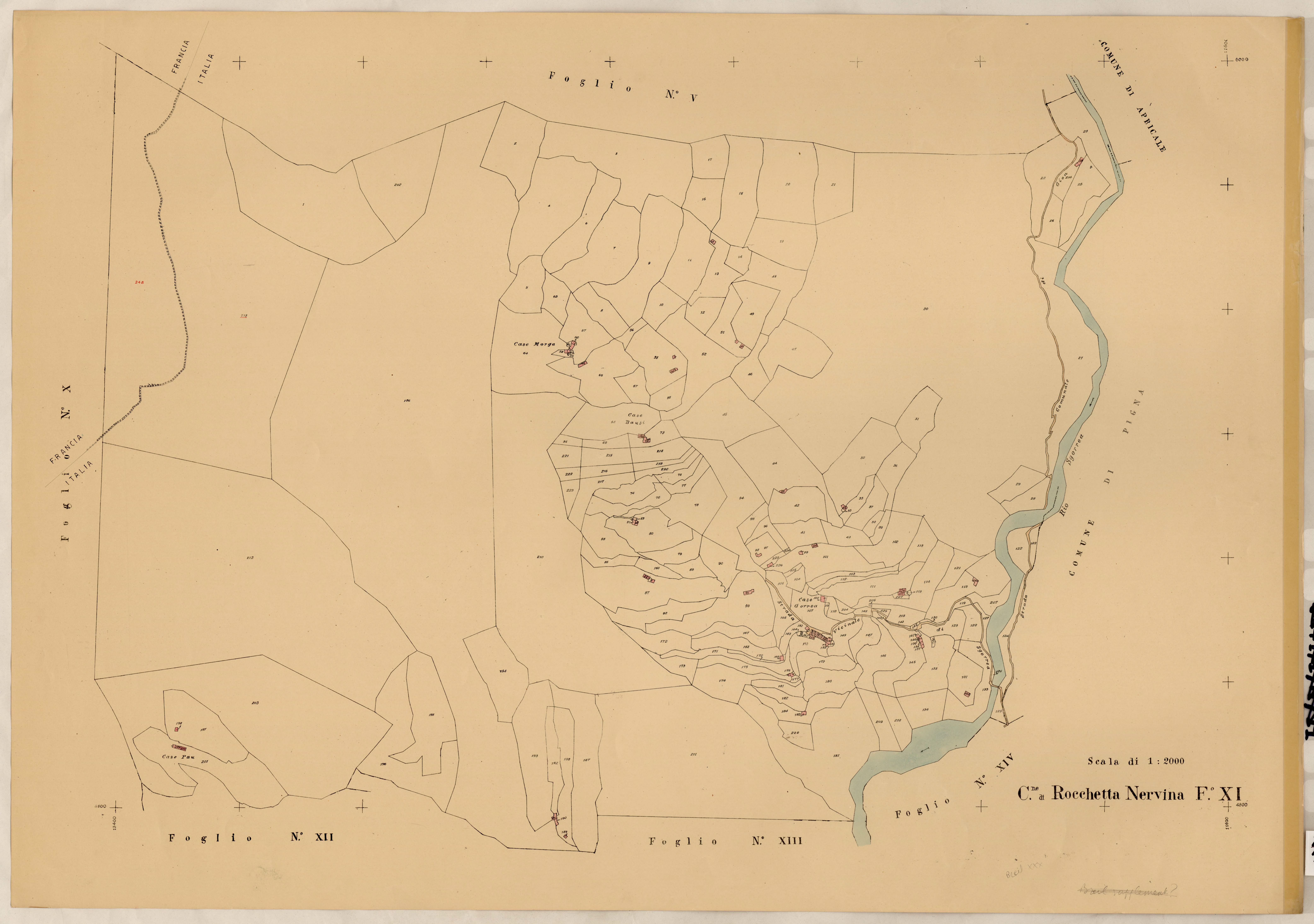 renumérotée XXX partie. - Plan de section, XI