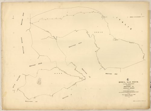 Plan de section, VII