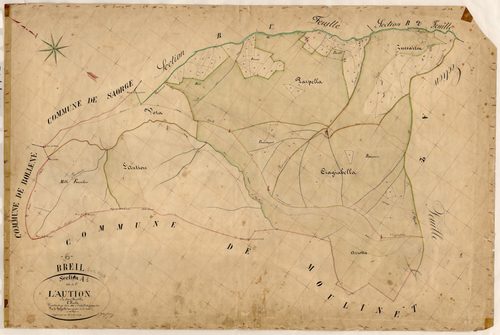 L'Aution. - Plan de section, A1