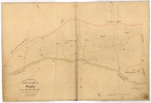 La Maglia. - Plan de section, B1