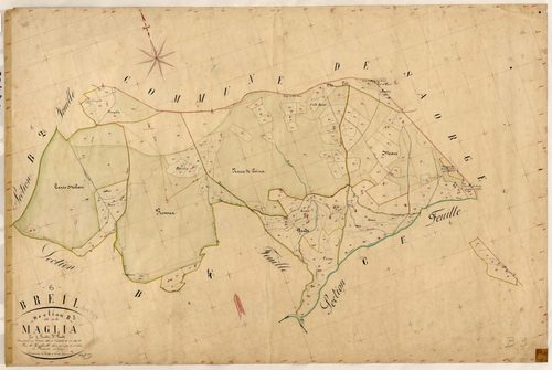 La Maglia. - Plan de section, B3