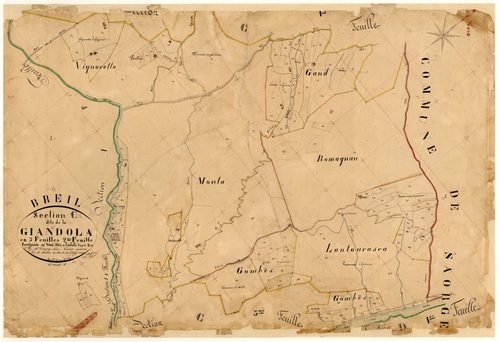 La Giandola. - Plan de section, C2