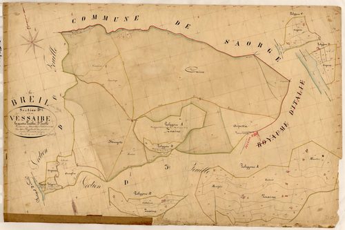Vessaire. - Plan de section, D2