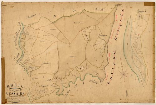 Vessaire. - Plan de section, D3