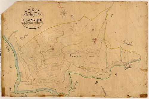Vessaire. - Plan de section, D4