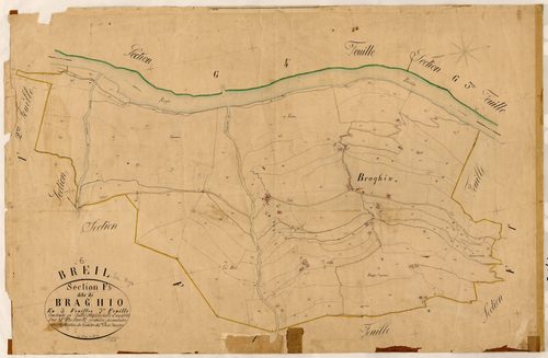 Braghio. - Plan de section, F3