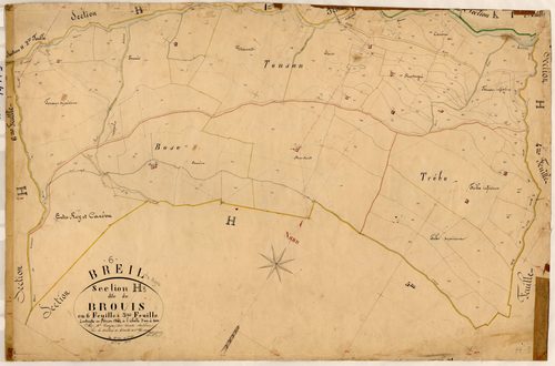 Brouis. - Plan de section, H3