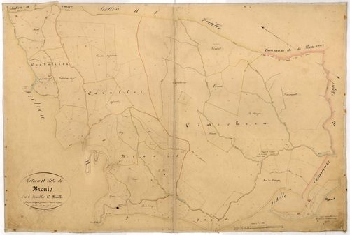 Brouis. - Plan de section, H6