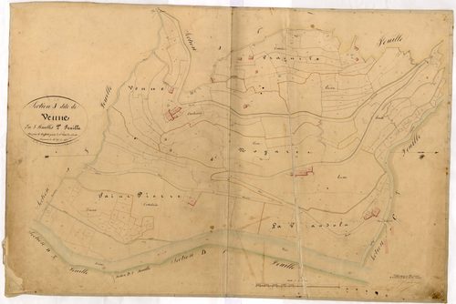 Veune. - Plan de section, J2