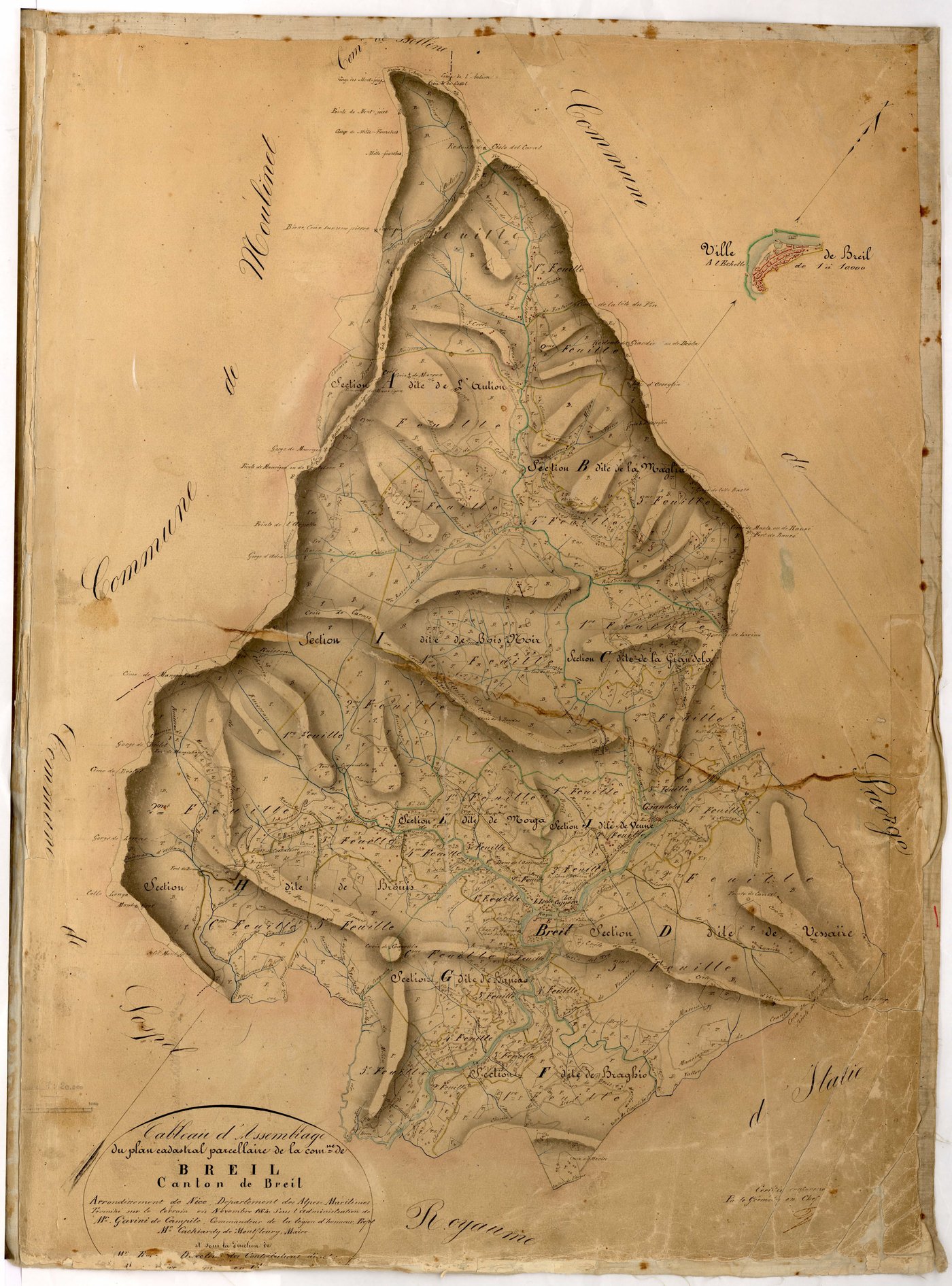 Tableau d'assemblage. - TA