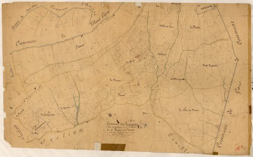 Le Pouyol et l'Adrech. - Plan de section, A1