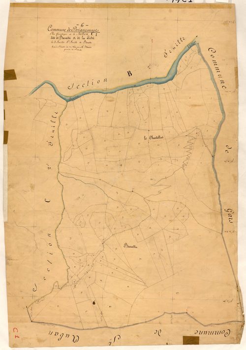 Baratu et la Lèche. - Plan de section, C1