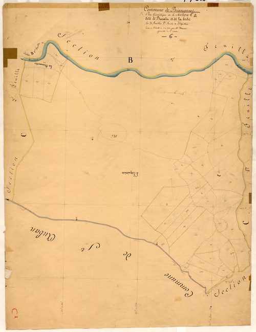 Baratu et la Lèche. - Plan de section, C2