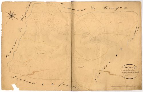 La Colle. - Plan de section, A1