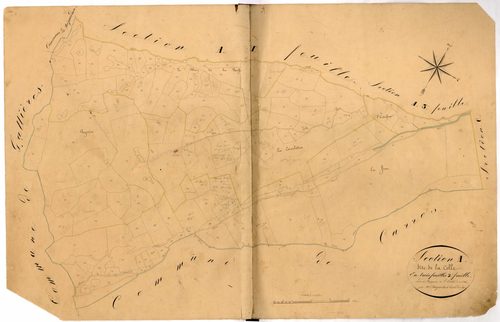 La Colle. - Plan de section, A2