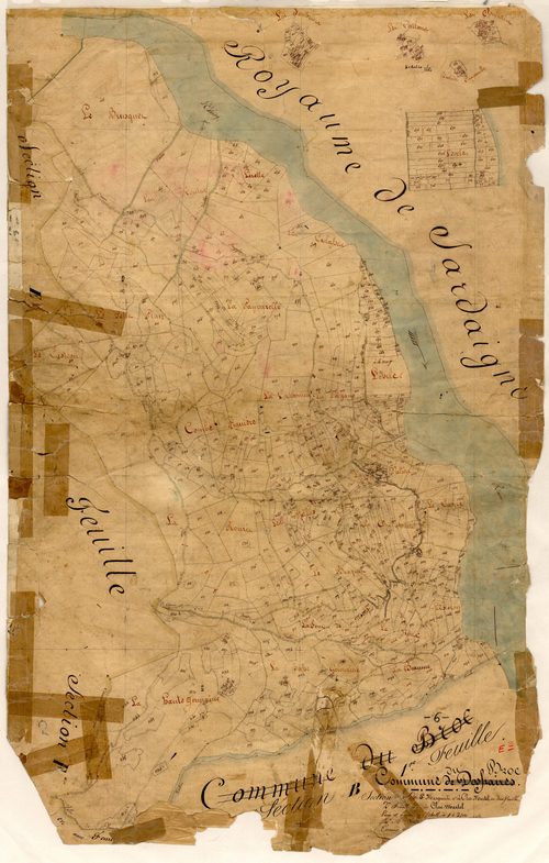 Sainte Marguerite et Clos Martel, Clos Martel. - Plan de section, E2