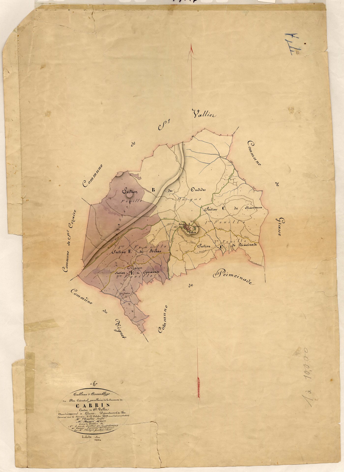 Tableau d'assemblage. - TA