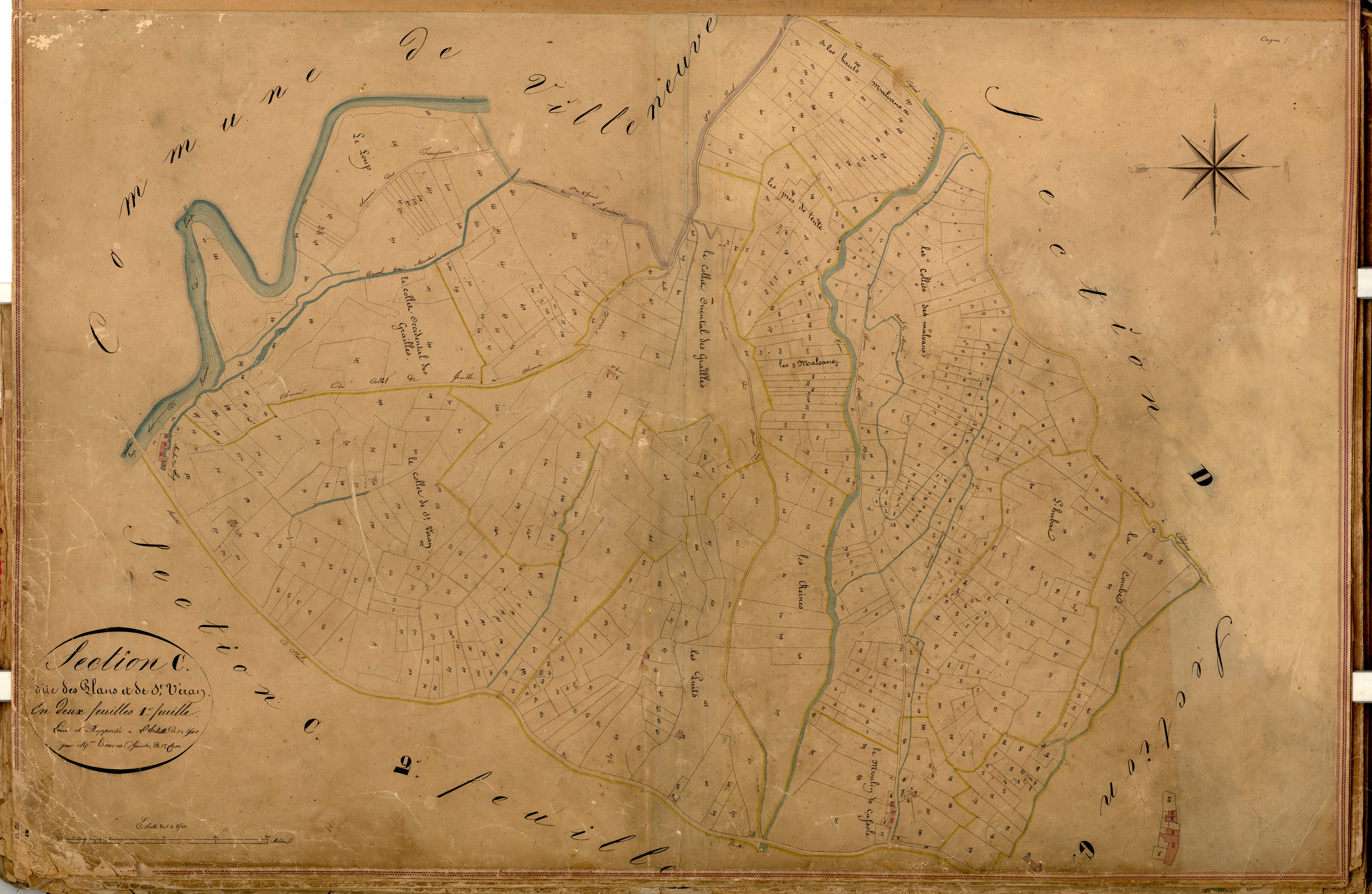 Les Plans et Saint Veran. - Plan de section, C1