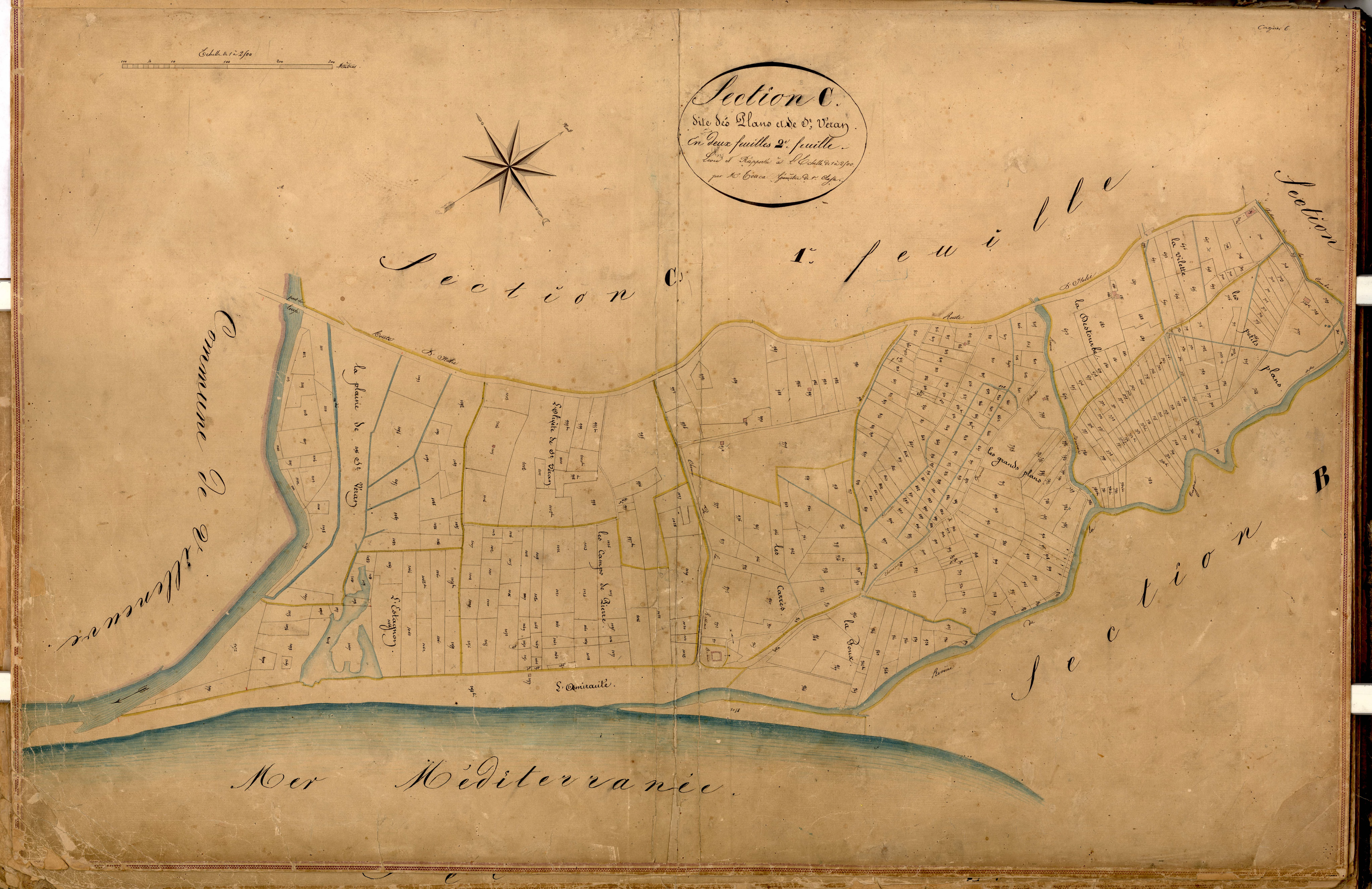 Les Plans et Saint Veran. - Plan de section, C2