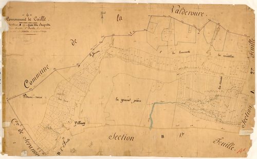 Les Prés des Sagnes. - Plan de section, A1