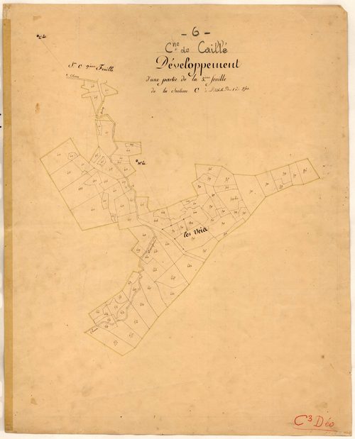 L'Audibergue (développement). - Plan de section, C3(d)