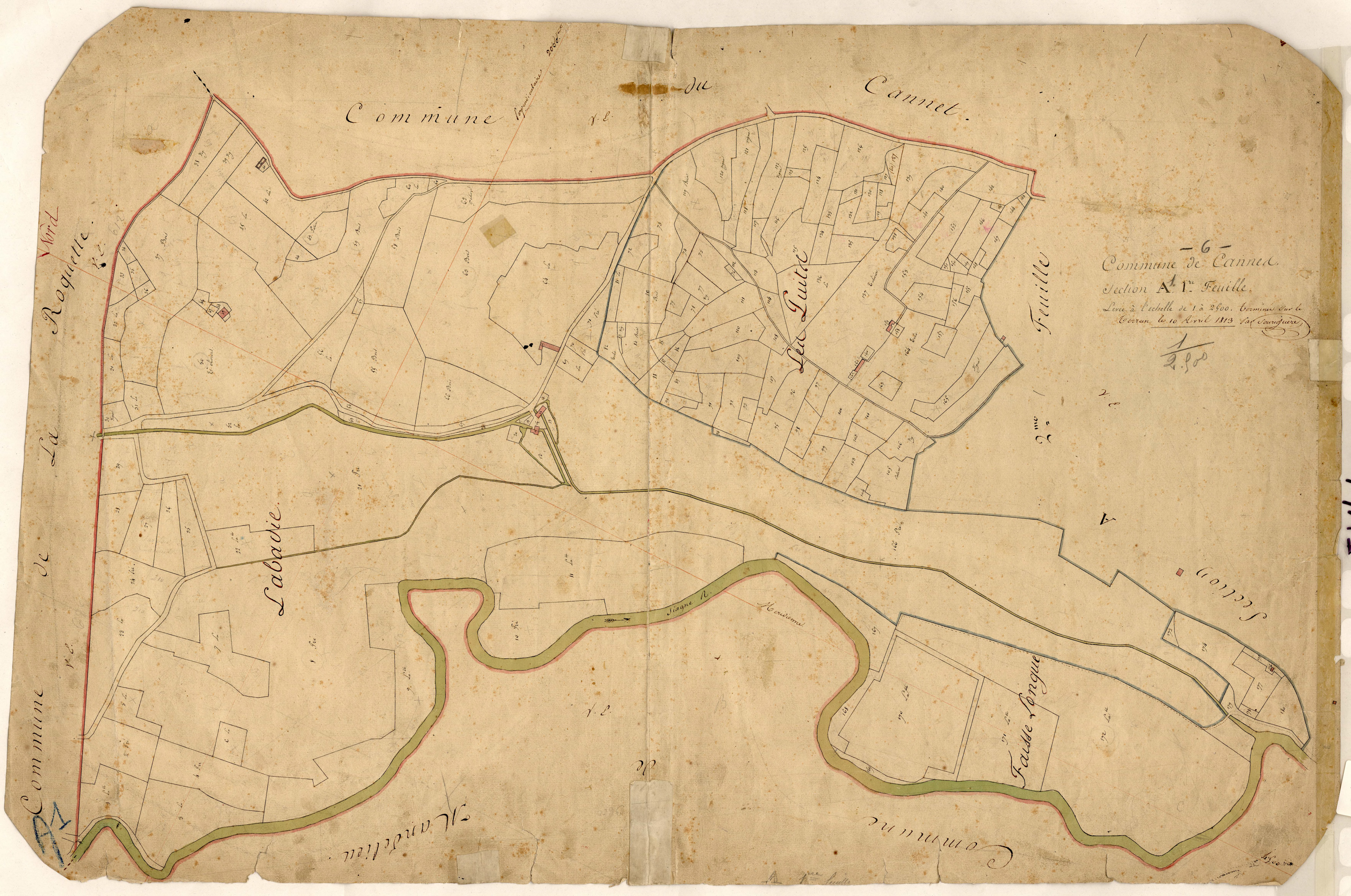 Plan de section, A1