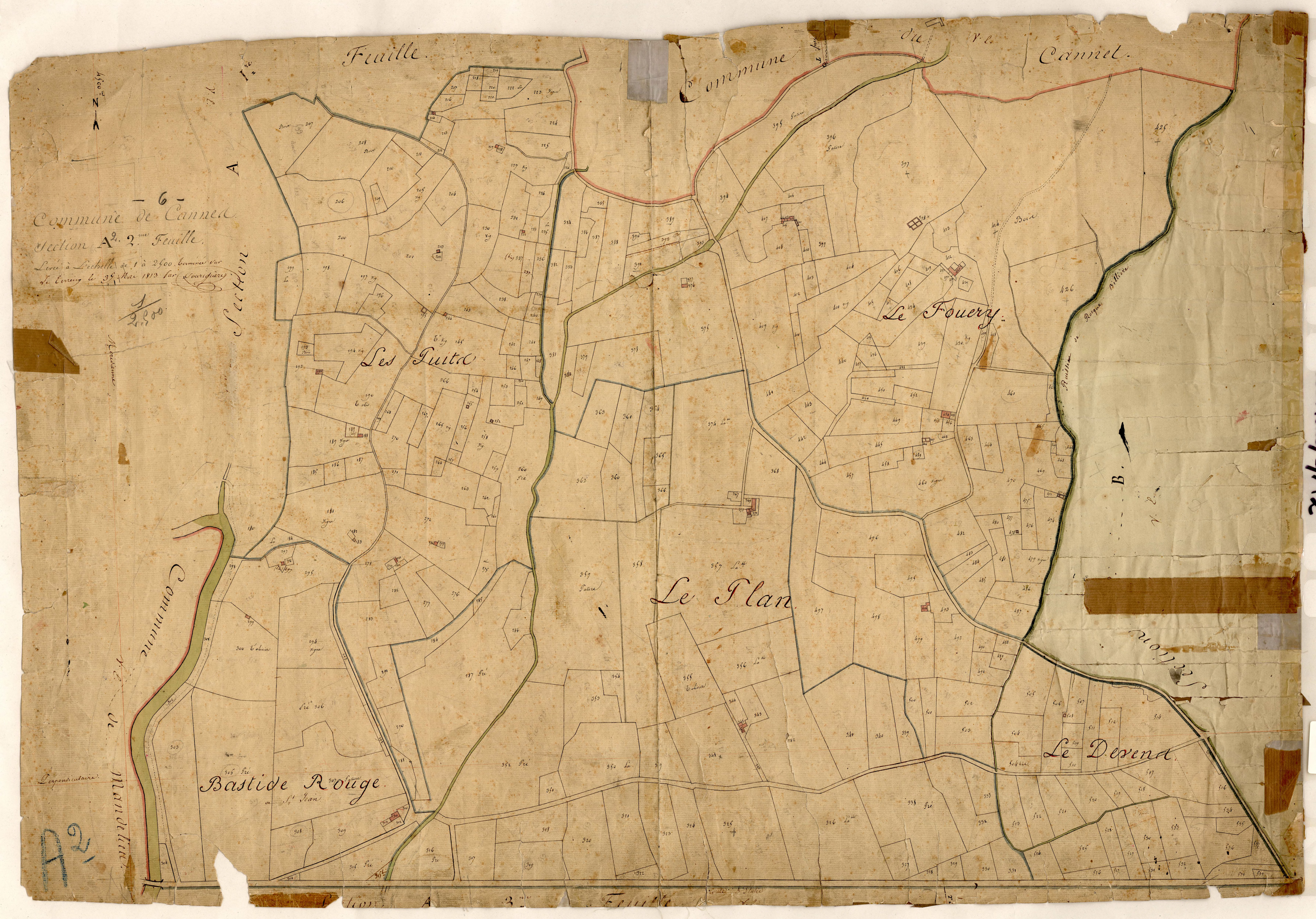 Plan de section, A2