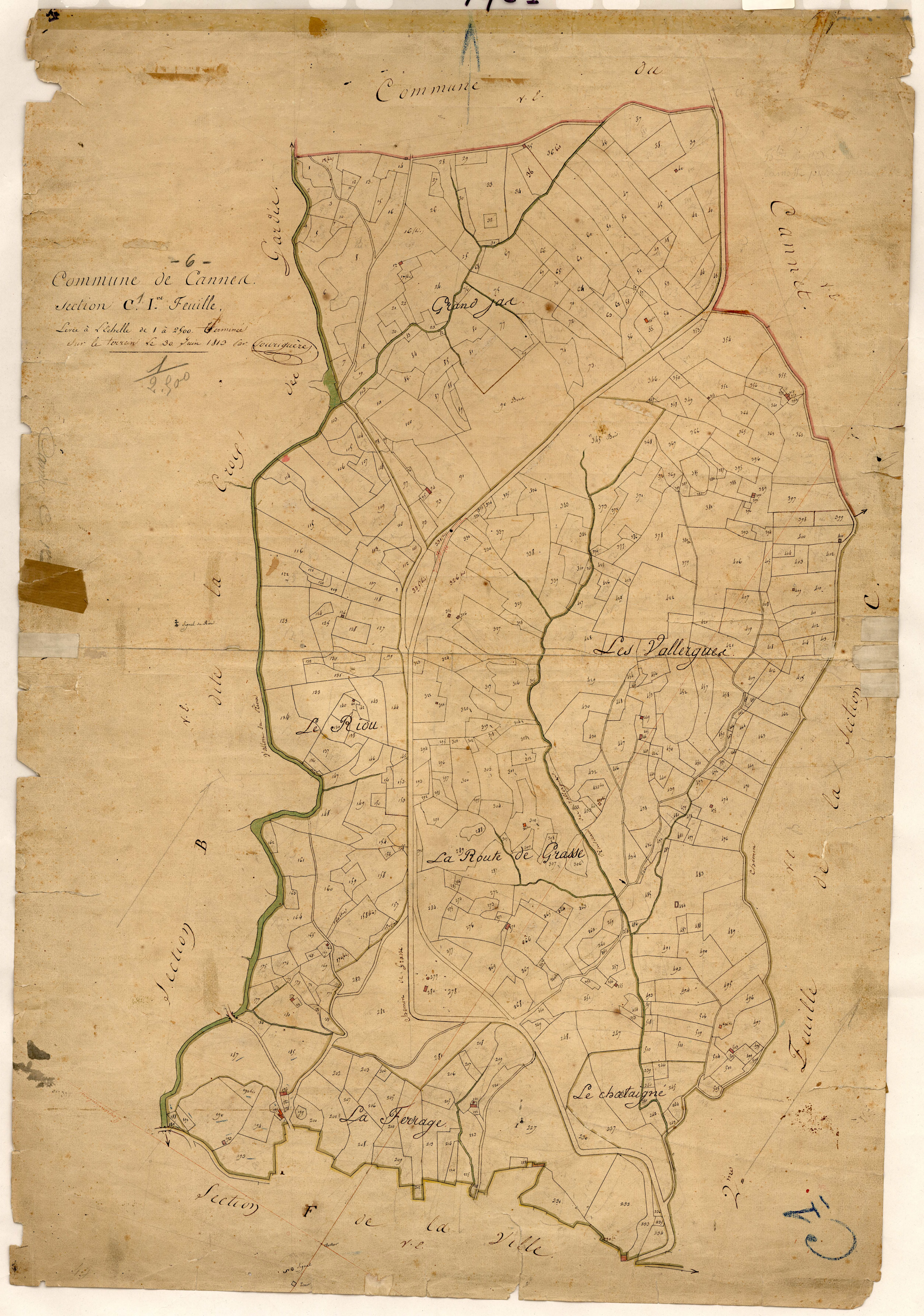 Plan de section, C1
