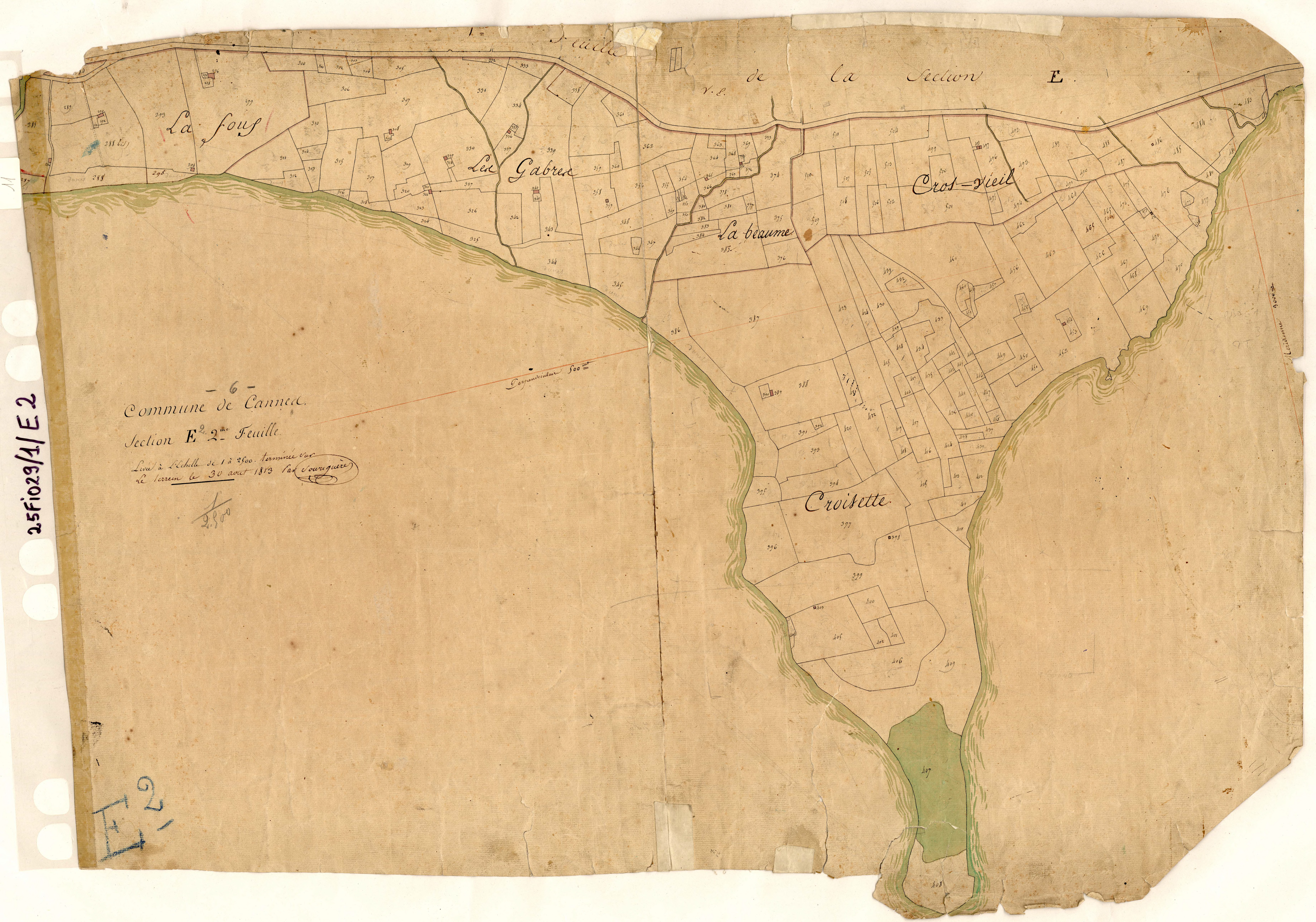 Plan de section, E2