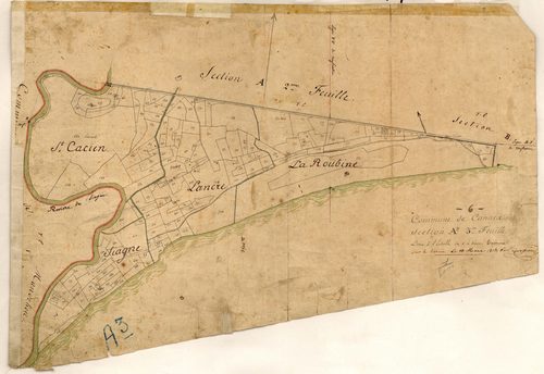Plan de section, A3