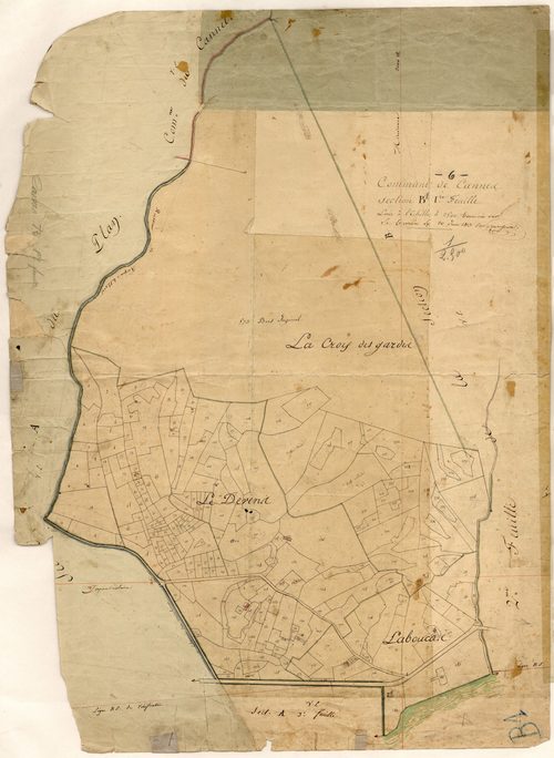 Plan de section, B1