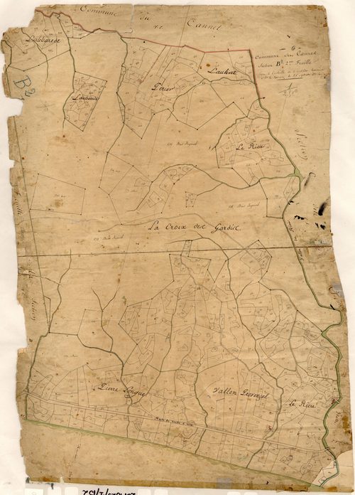 Plan de section, B2