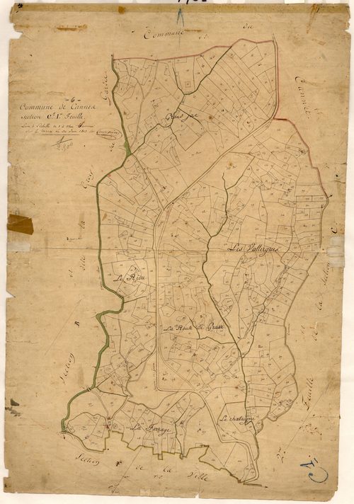 Plan de section, C1
